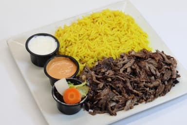 Beef Shawarma Over Rice
